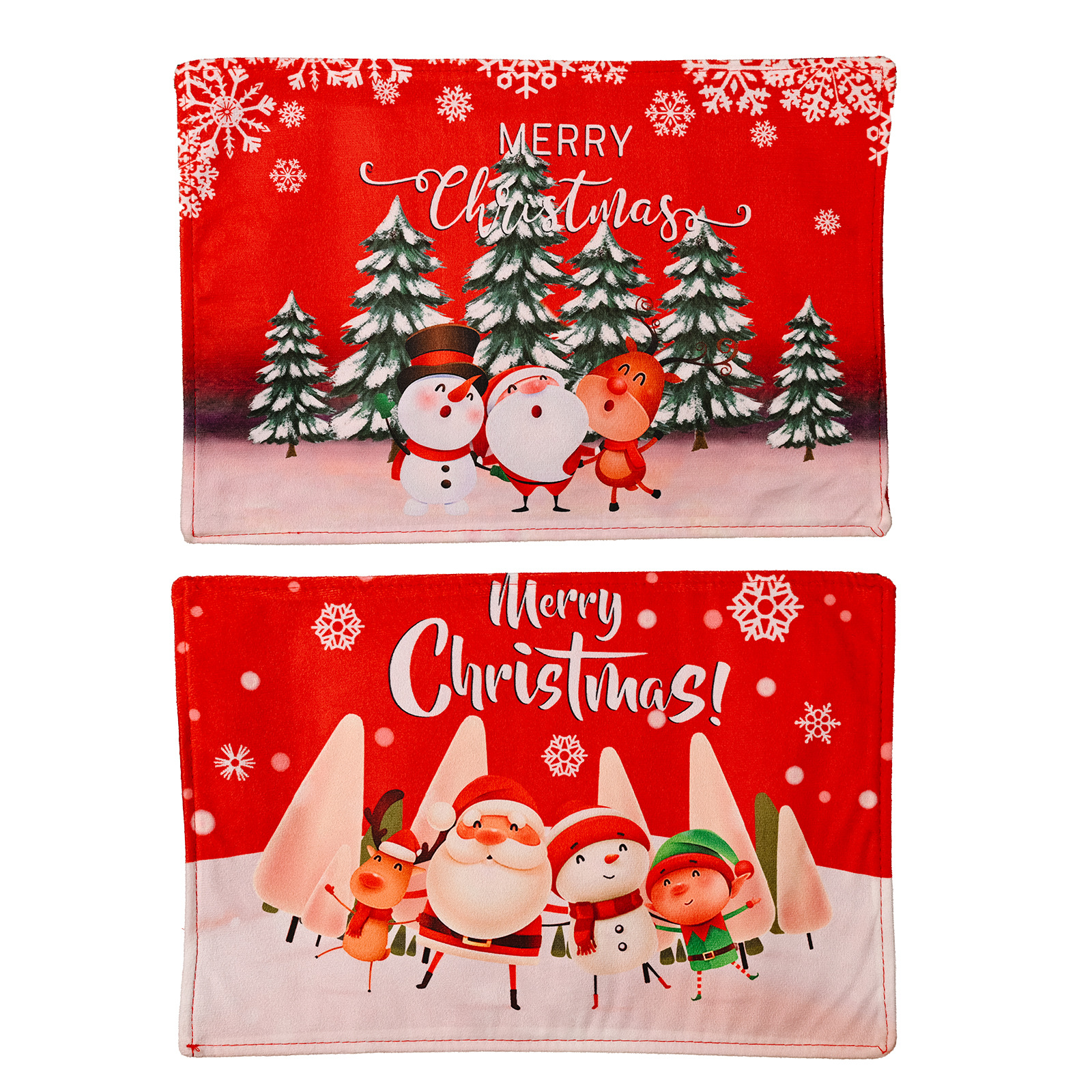 Cute Christmas Place Mats Table Mats Merry Xmas Placemats for Table Decor