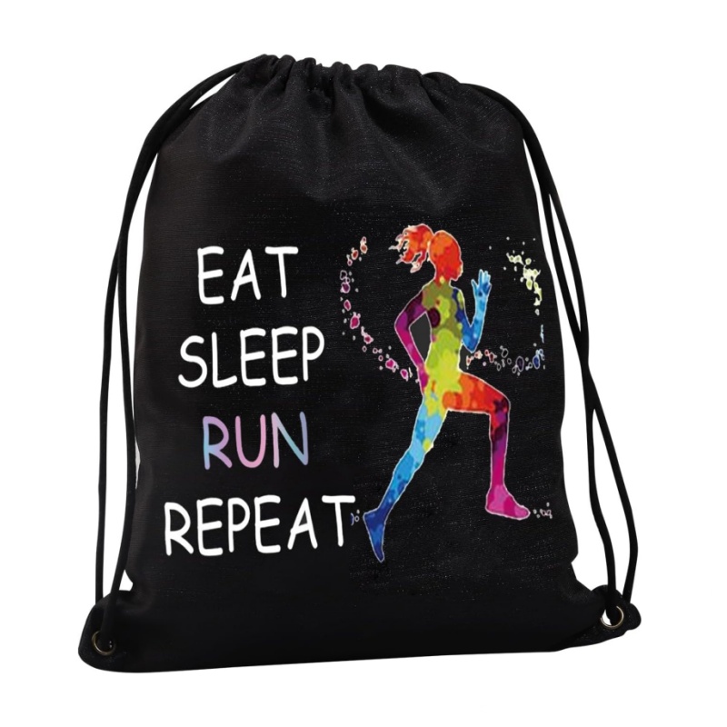 Runner Drawstring Bag Marathon Running Gifts Drawstring Backpack