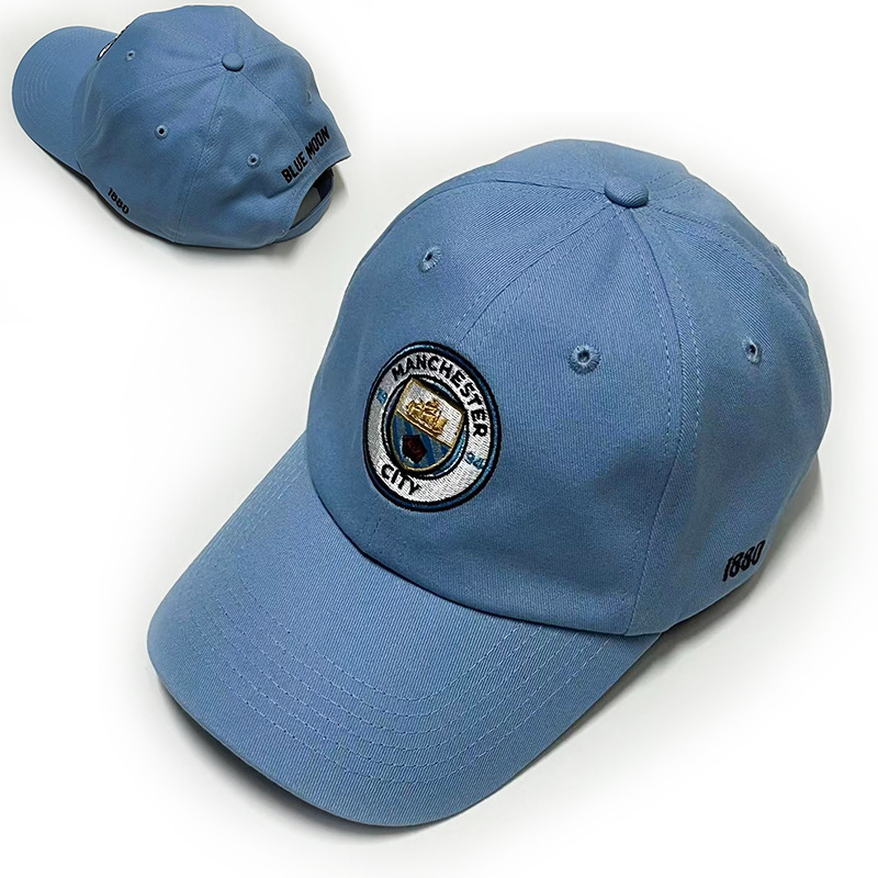 Football Crest Embroidered Baseball Peaked Cap