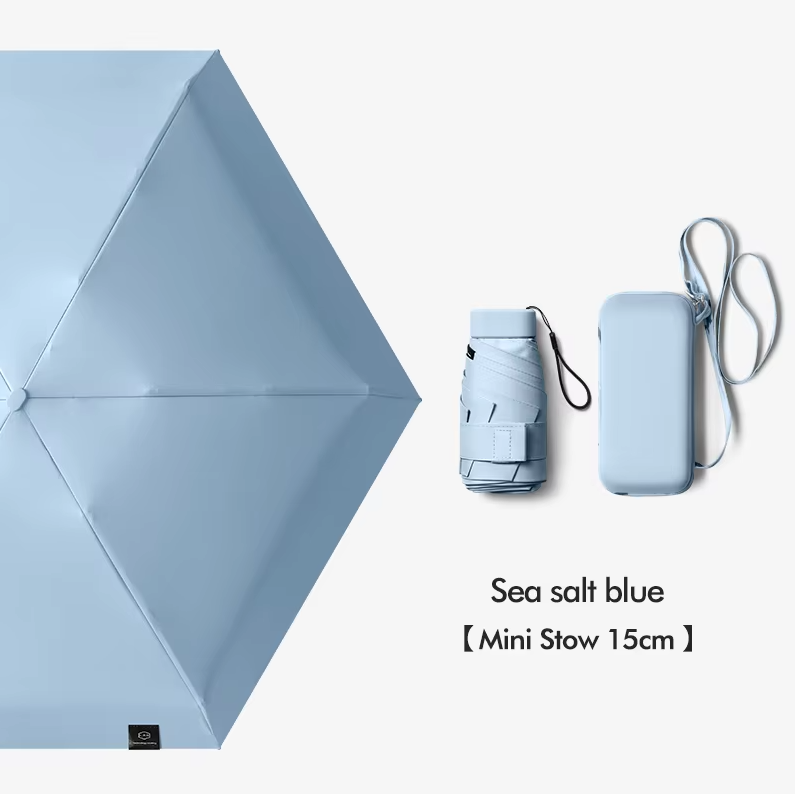 Rainy Pocket Light 5 foldable umbrella For Women