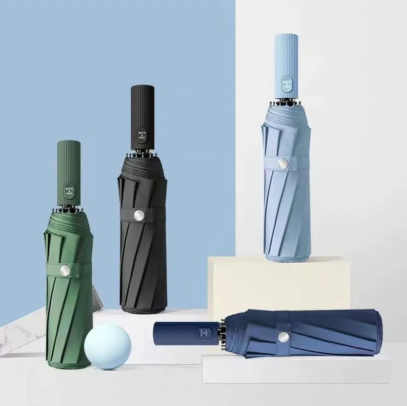 Custom Promotional Tiny Portable automatic Foldable  Umbrella