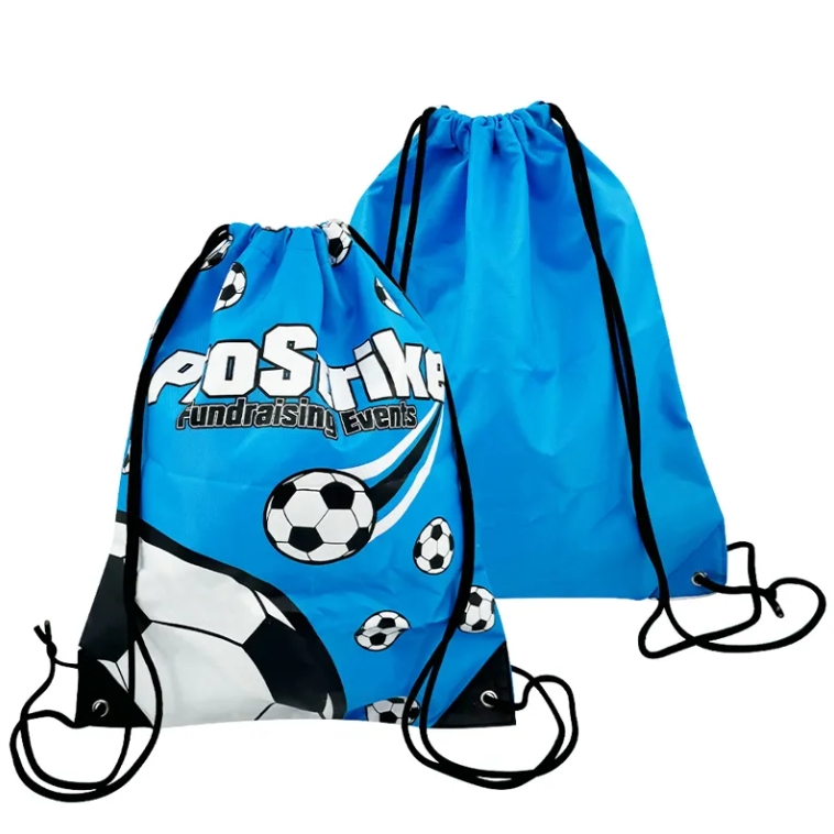 Custom Printing Logo Football Basketball Bag Polyester Gym Sports