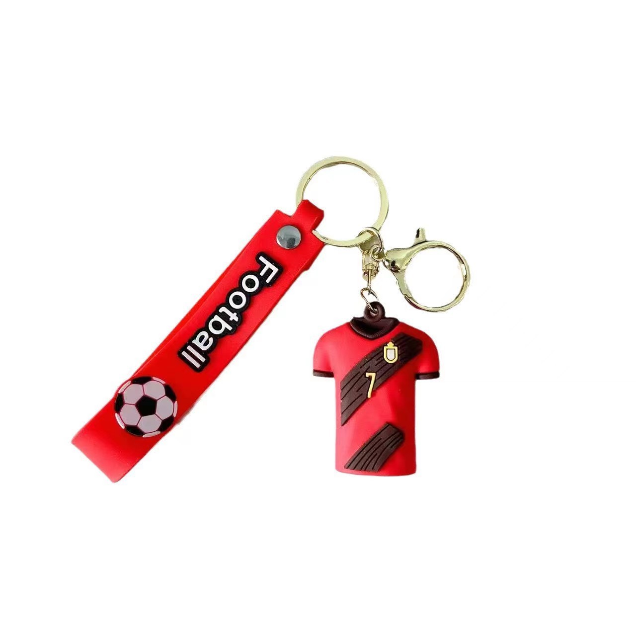 Creative Fashion Jersey Keychain Football Key Ring