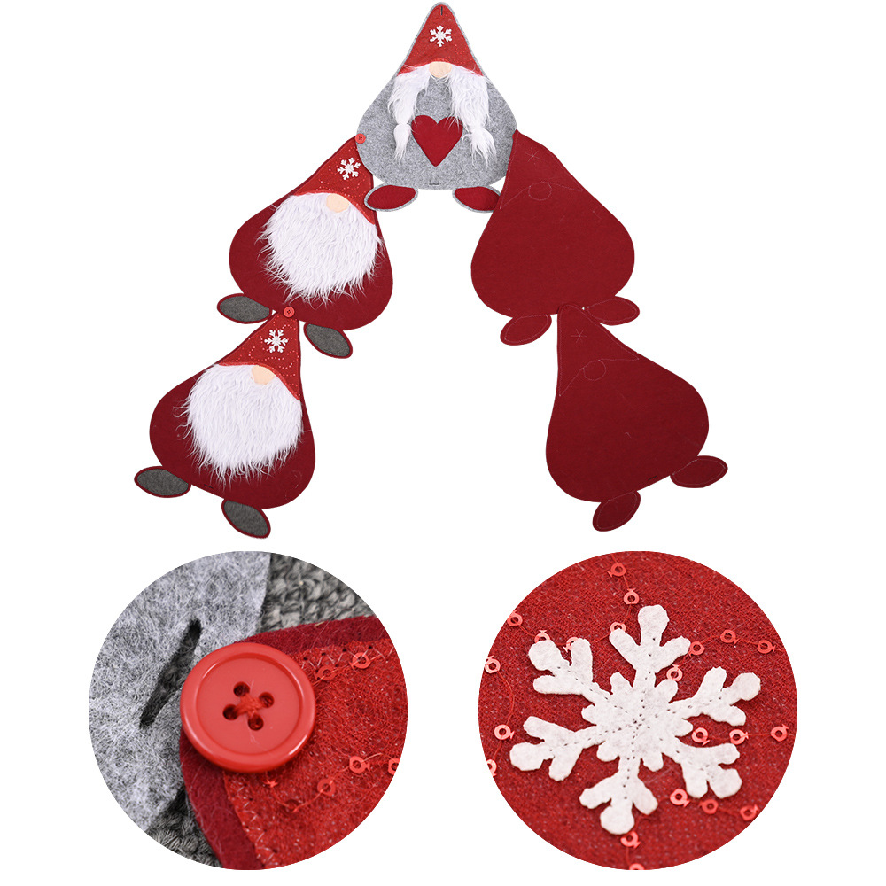Christmas Decoration Faceless Doll Table Mat