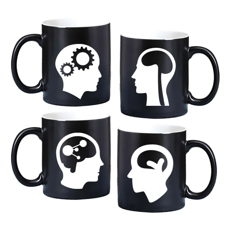 Porcelain Personalized Popular Cute Custom Logo Coffee Mugs With Handle