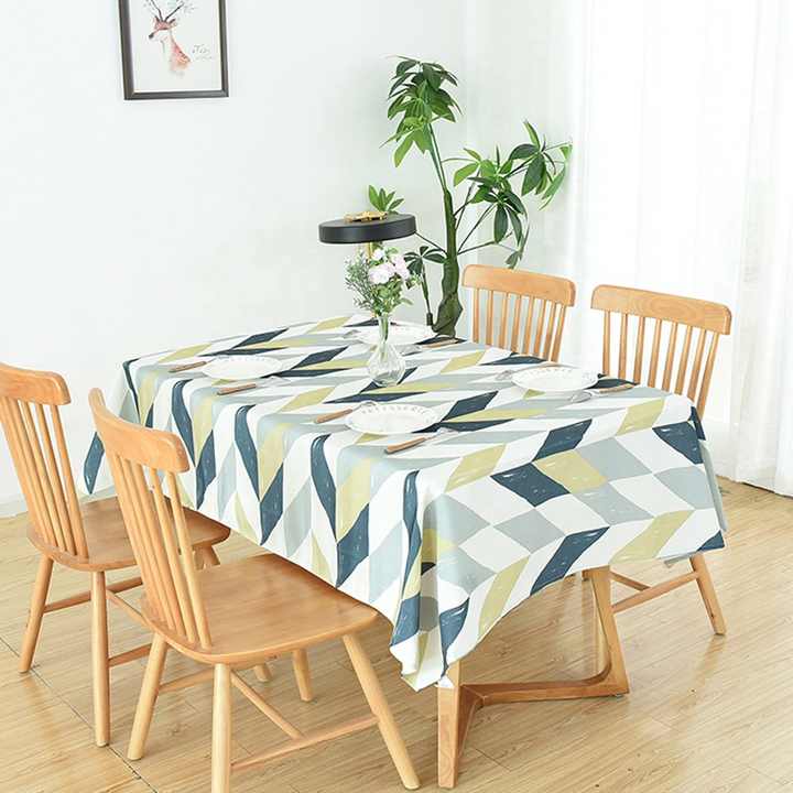 New Modern Printed  Big Tablecloth Custom Table Cover Cloth Lace Printed Round