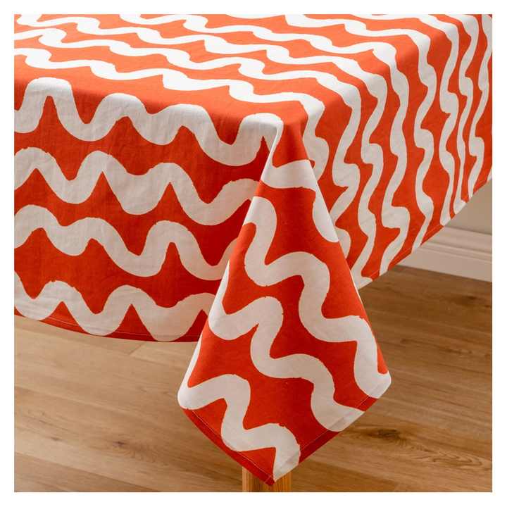Square Linen Damask Heavy Weight Tablecloth Printed Linen Table cloth