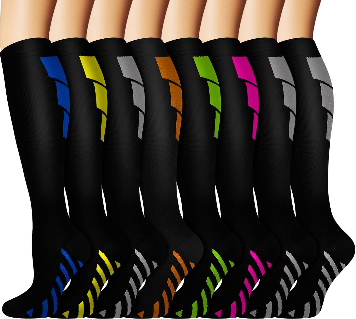 Copper Compression Socks for Running Athletic Cycling
