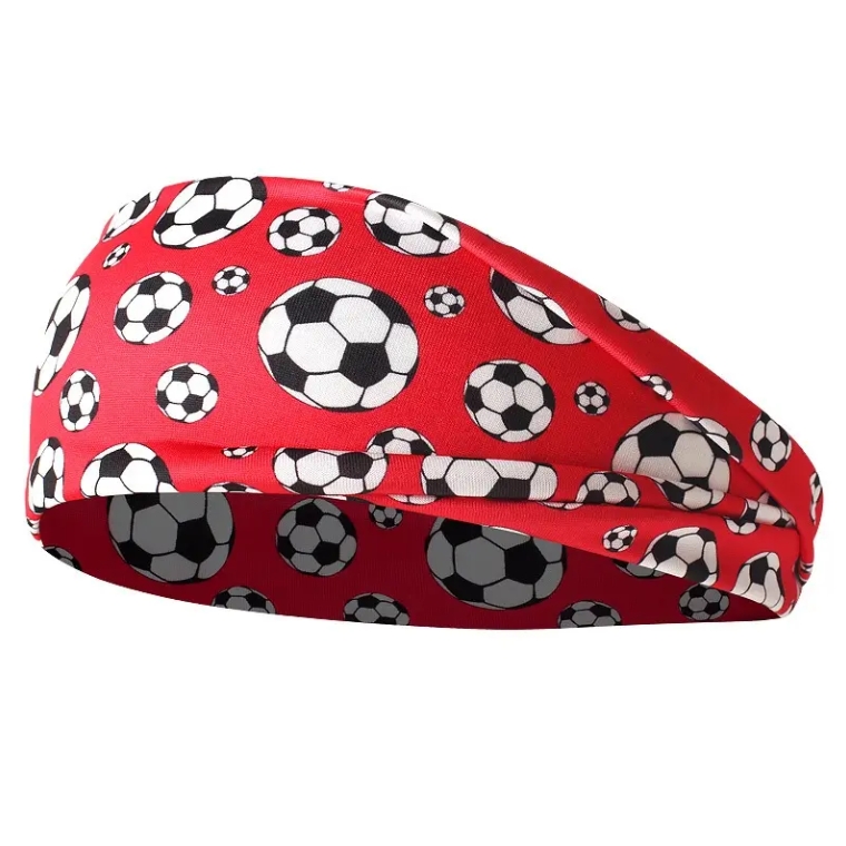 Hot sports  printed wide edge headband Yoga running anti-perspirant elastic hair band