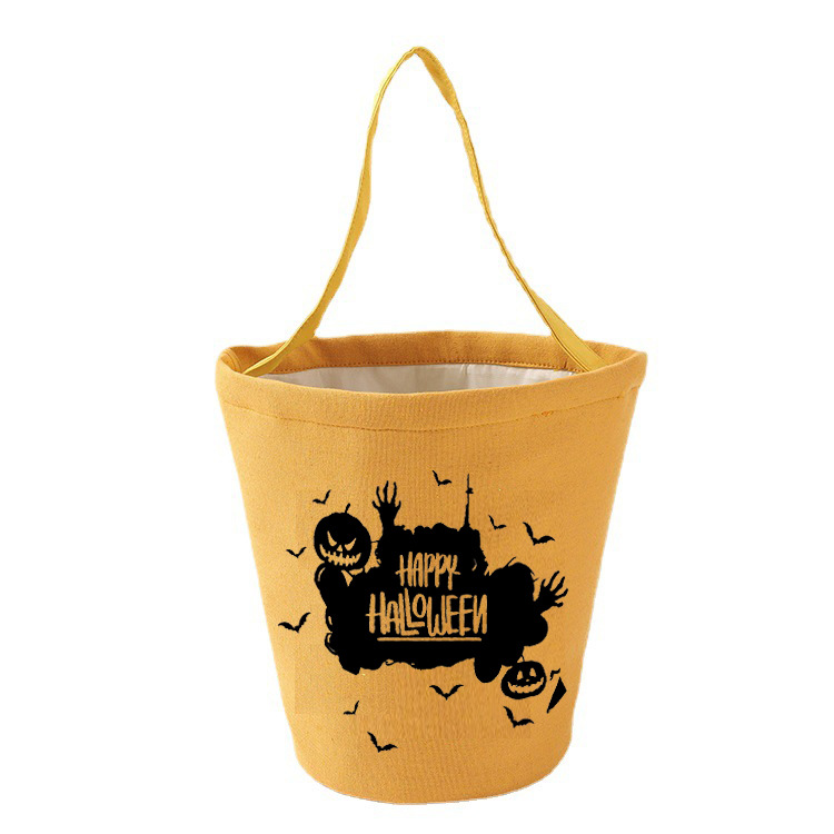 Treat Candy Buckets Bags for Kids Ghost Pumpkin Decorative Supplies