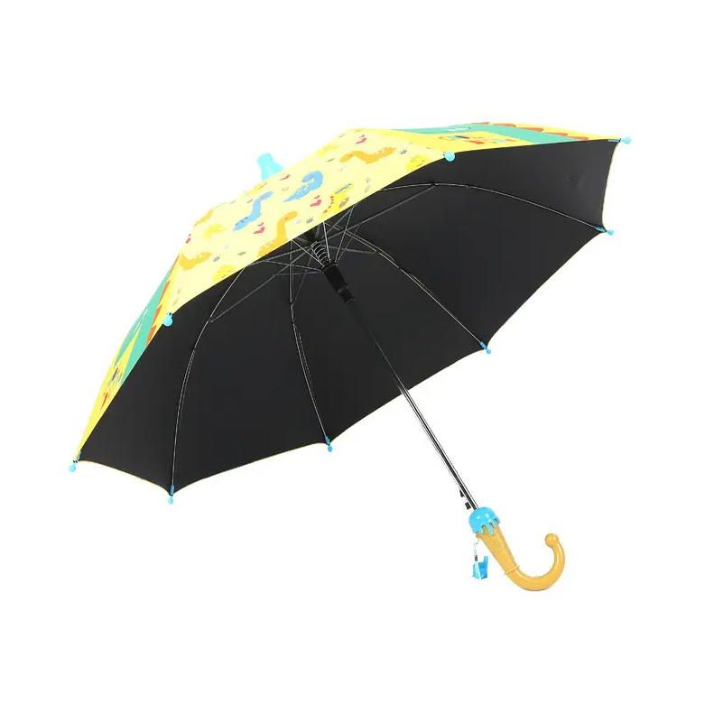 Cartoon Print Rainproof Custom Kids Straight Umbrella