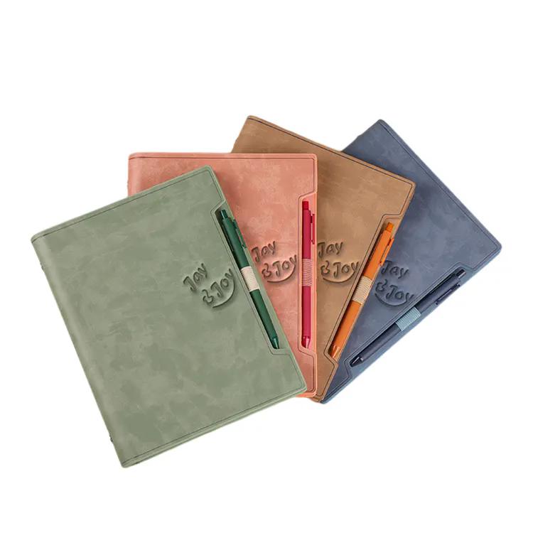 Professional manufacturer luxury customized hardcover diary Pu notebook