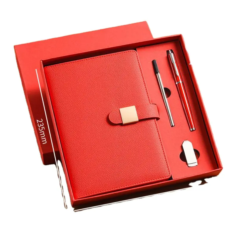 2024 Fashion Notebook Set with Pen, High end Business Office Notebook