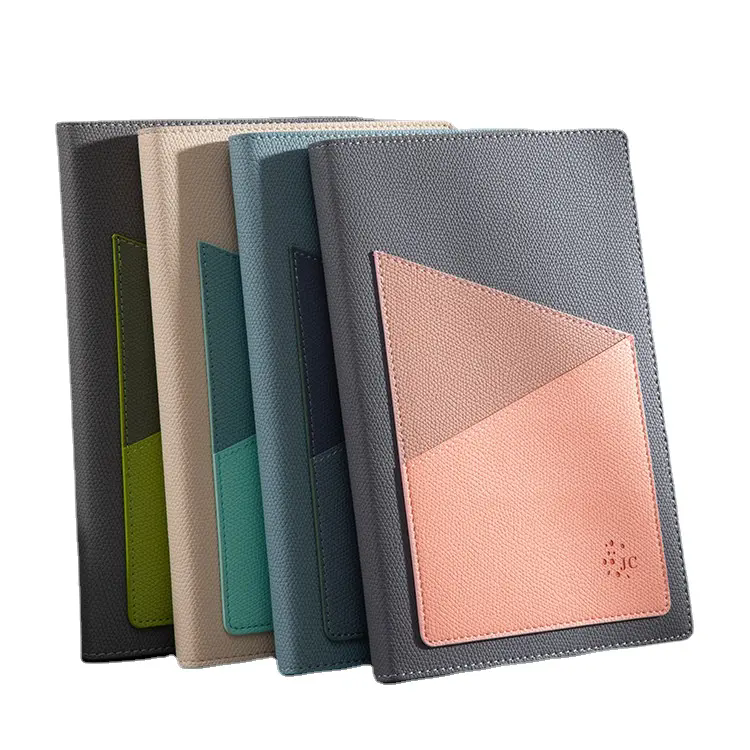 PU soft leather notebook business diary A5