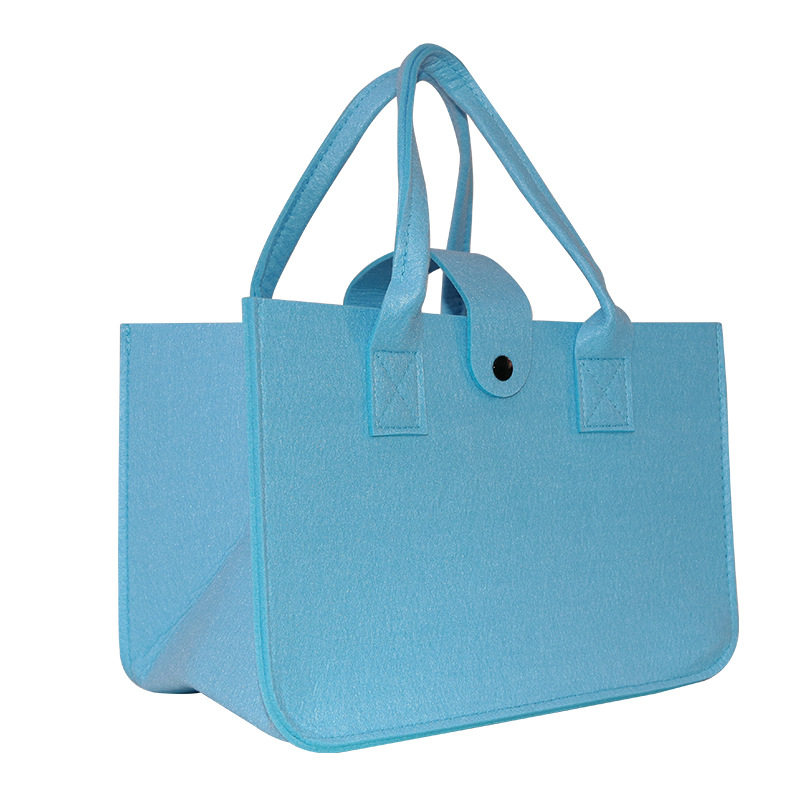 Wholesale Reusable Custom Logo design felt large bag