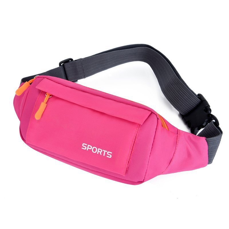 Custom Logo Nylon Waist Bag With Adjustable Belt