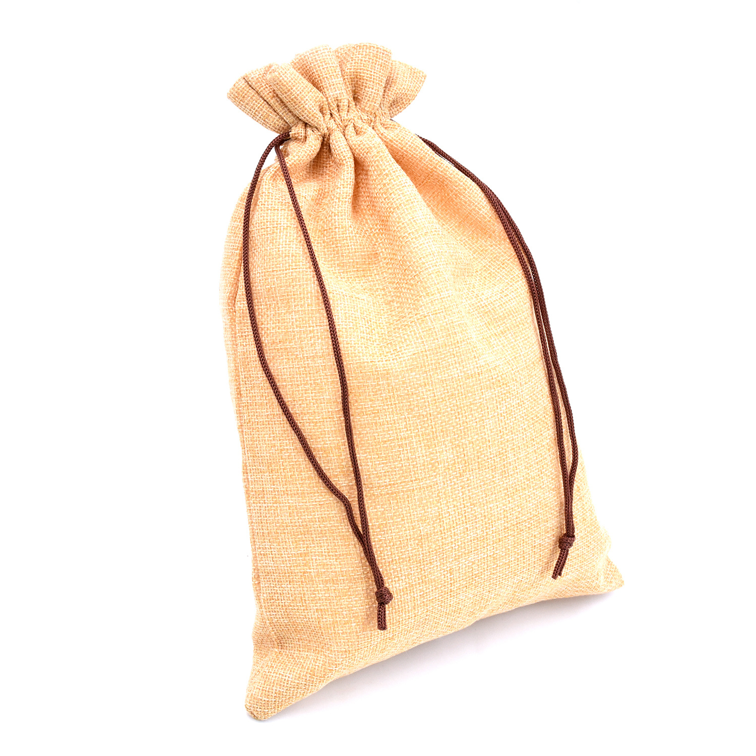 Jute drawstring bag