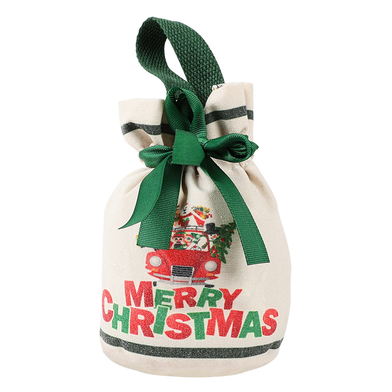 Christmas Drawstring Gift Bags for Presents Xmas Holiday Party