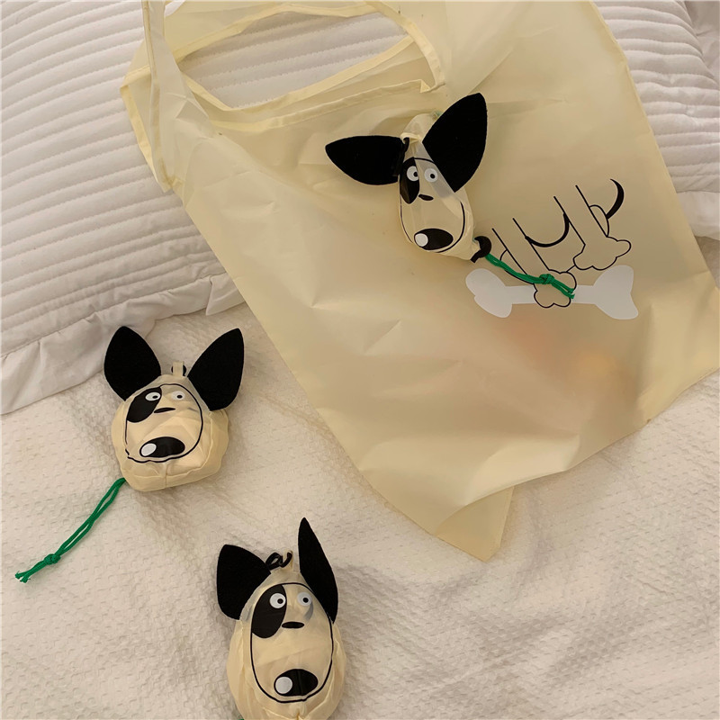 Reusable 190T Polyester Foldable Grocery Shopping Bag
