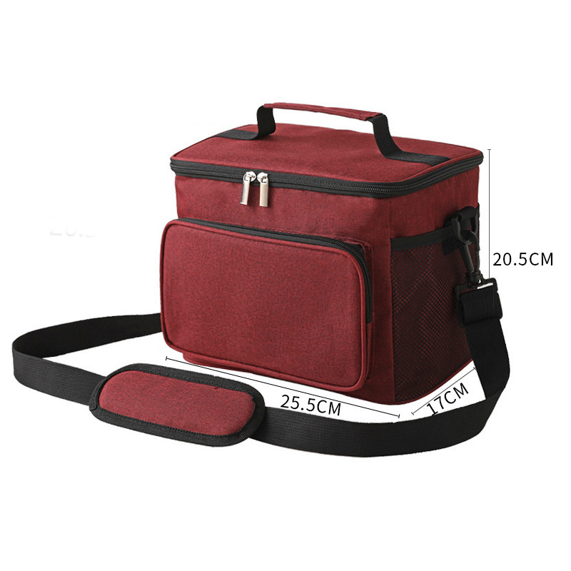 Hot sale Customized color rectangular reusable cooler bag