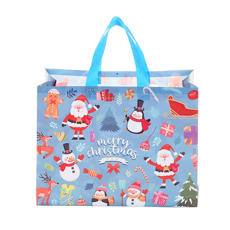 Multifunctional Non-Woven Christmas Gift Tote Treat Bags